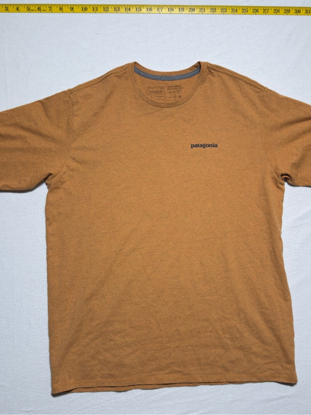 Patagonia Short Sleeve Crew Tee in Rusty Orange